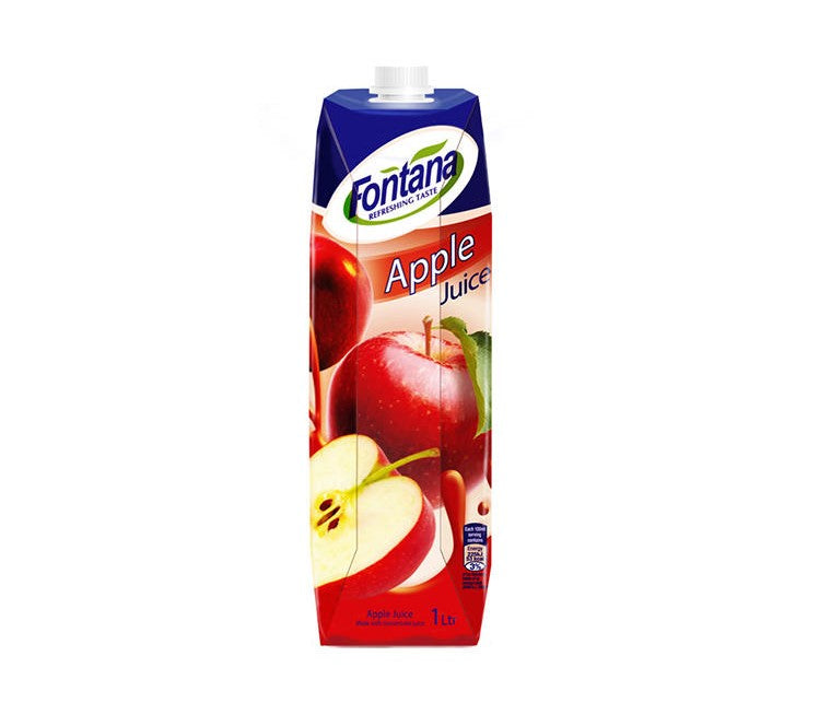 【Fontana】塞浦路斯 盒裝蘋果汁 1L